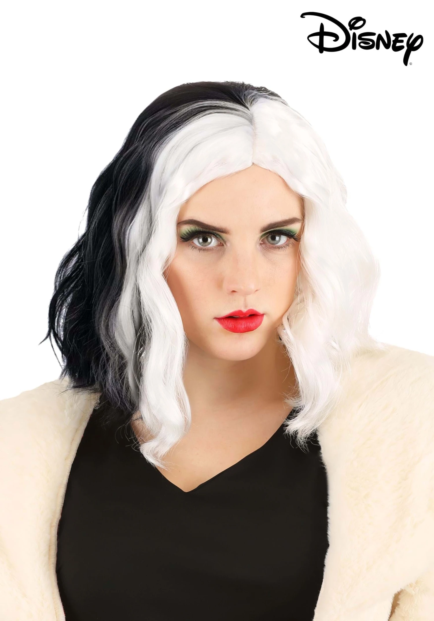 Trendy Cruella De Vil Wig For Women From Disney's 101 Dalmatians 1 Trendy Cruella De Vil Wig For Women From Disney's 101 Dalmatians