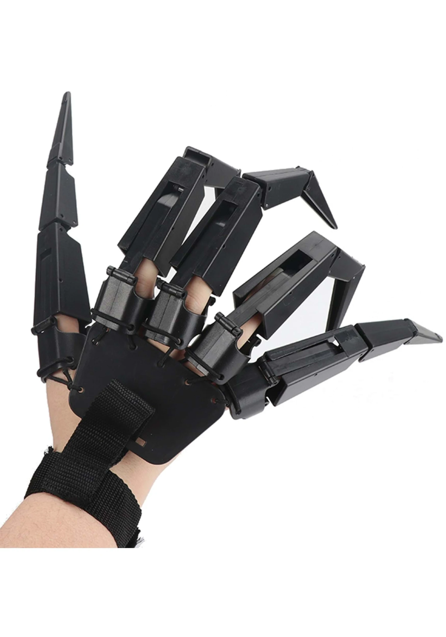 Adult Articulating Black Demon Fingers 1 Adult Articulating Black Demon Fingers
