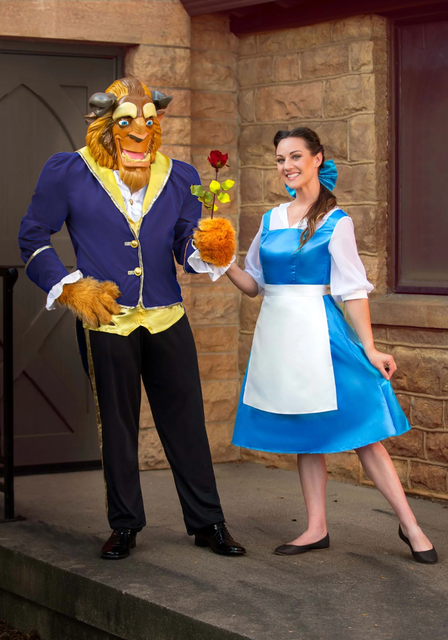 Disguise Beauty And The Beast Belle Blue Costume Dress For Adults 2 Disguise Beauty And The Beast Belle Blue Costume Dress For Adults - Image 2