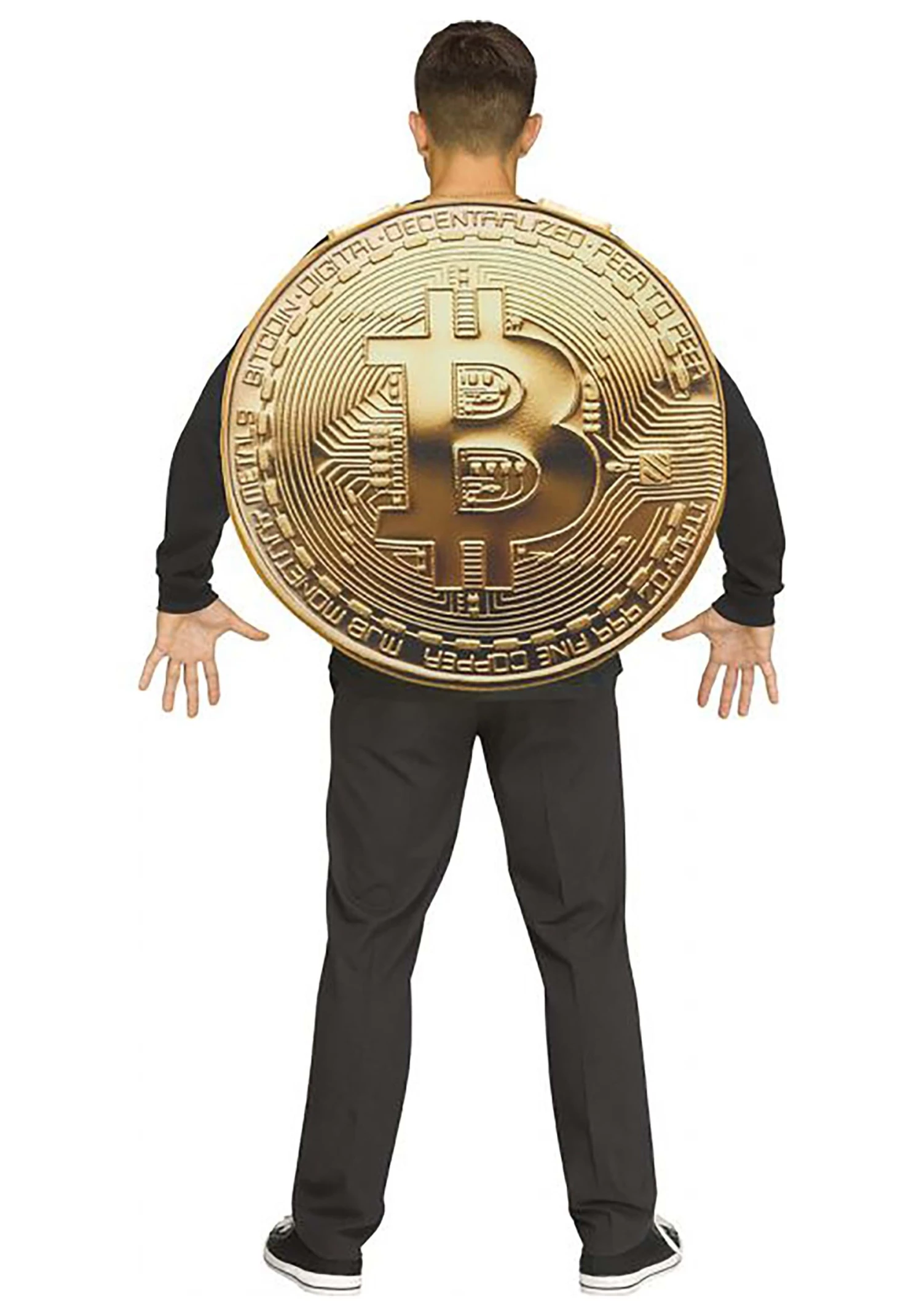 Fun World Bitcoin Costume For Adults 2 Fun World Bitcoin Costume For Adults - Image 2