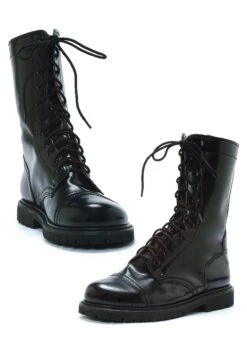 Men's Black Combat Boots