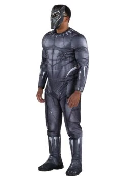 JAZWARES Black Panther Qualux Costume For Men 14 JAZWARES Black Panther Qualux Costume For Men -Halloween Costumes Shop adult black panther qualux costume alt 4