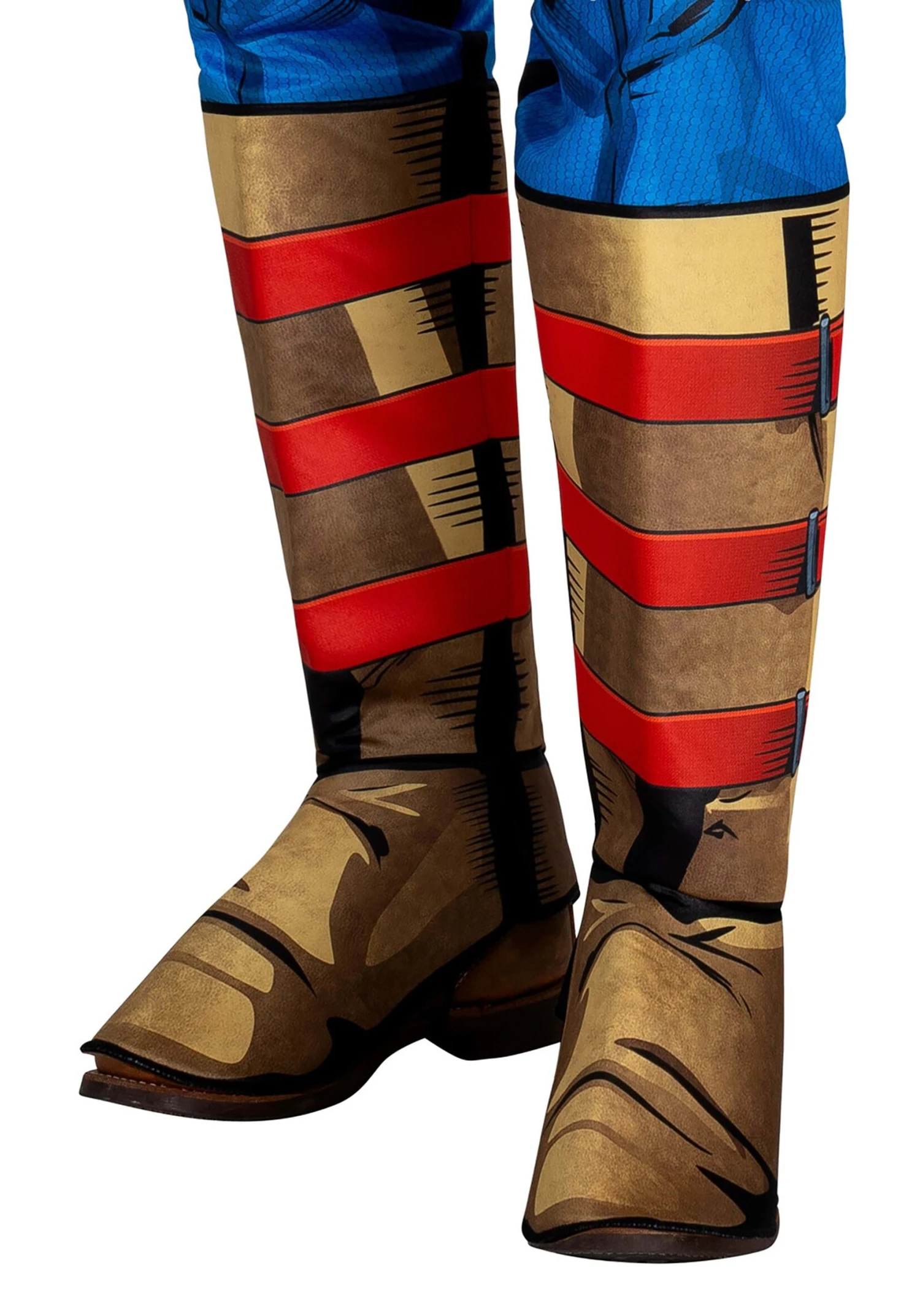 JAZWARES Men's Captain America Costume With Muscles 7 JAZWARES Men's Captain America Costume With Muscles - Image 7