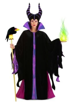 Disney Classic Maleficent Costume For Adults -Halloween Costumes Shop adult classic maleficent costume alt 3