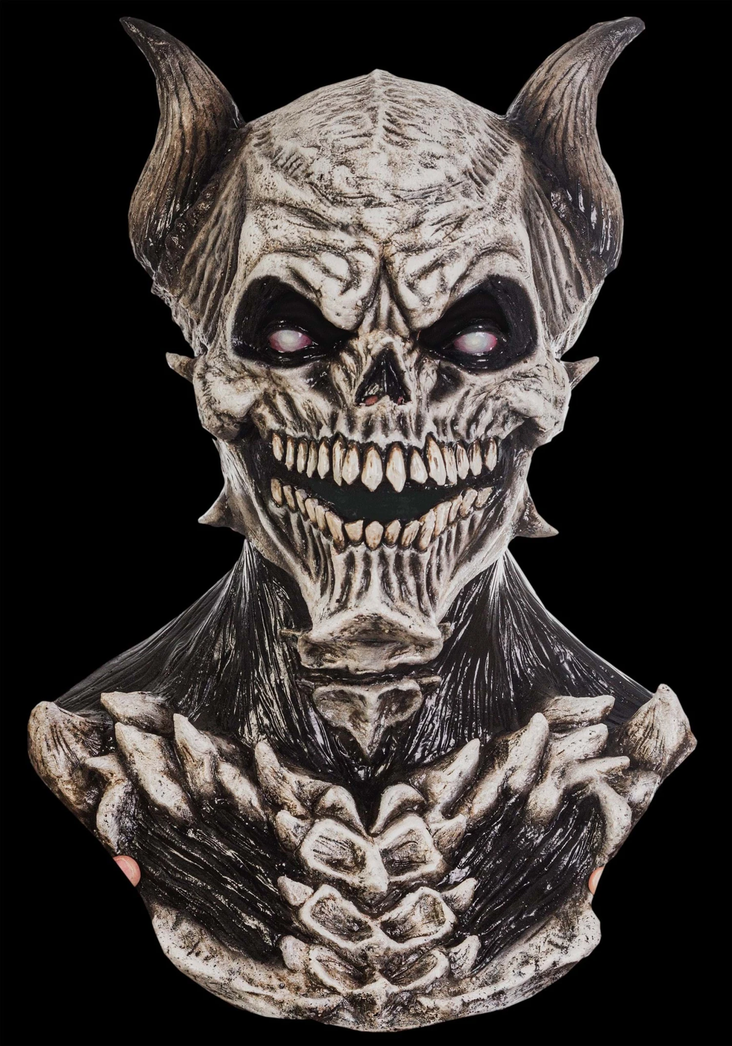 Deathkeeper White Mask For Adults 1 Deathkeeper White Mask For Adults