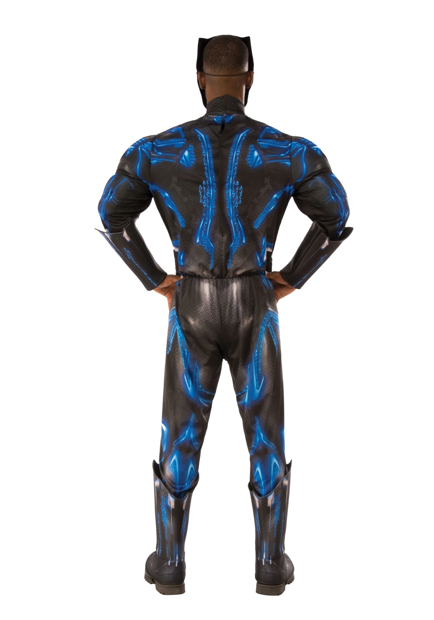 Black Panther Blue Deluxe Adult Costume 2 Black Panther Blue Deluxe Adult Costume - Image 2