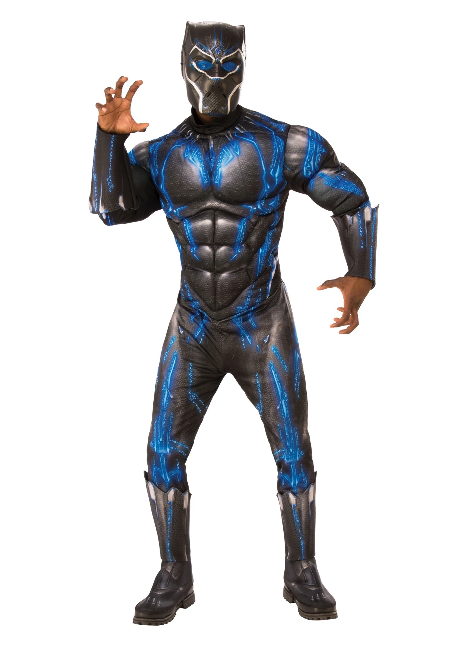 Black Panther Blue Deluxe Adult Costume 1 Black Panther Blue Deluxe Adult Costume
