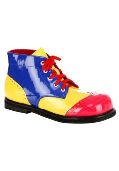 Deluxe Clown Shoes For Adults -Halloween Costumes Shop adult deluxe clown shoes alt 2