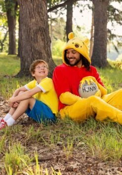 Deluxe Disney Winnie The Pooh Costume For Adults 10 Deluxe Disney Winnie The Pooh Costume For Adults -Halloween Costumes Shop adult deluxe disney winnie the pooh costume alt 2