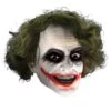 Adult Deluxe Joker Mask With Hair