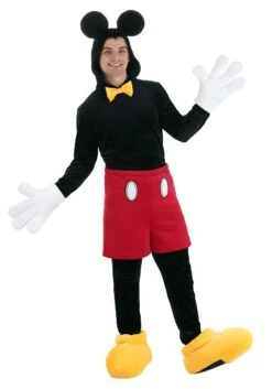 Deluxe Mickey Mouse Disney Costume For Adults 25 Deluxe Mickey Mouse Disney Costume For Adults -Halloween Costumes Shop adult deluxe mickey mouse costume alt 11