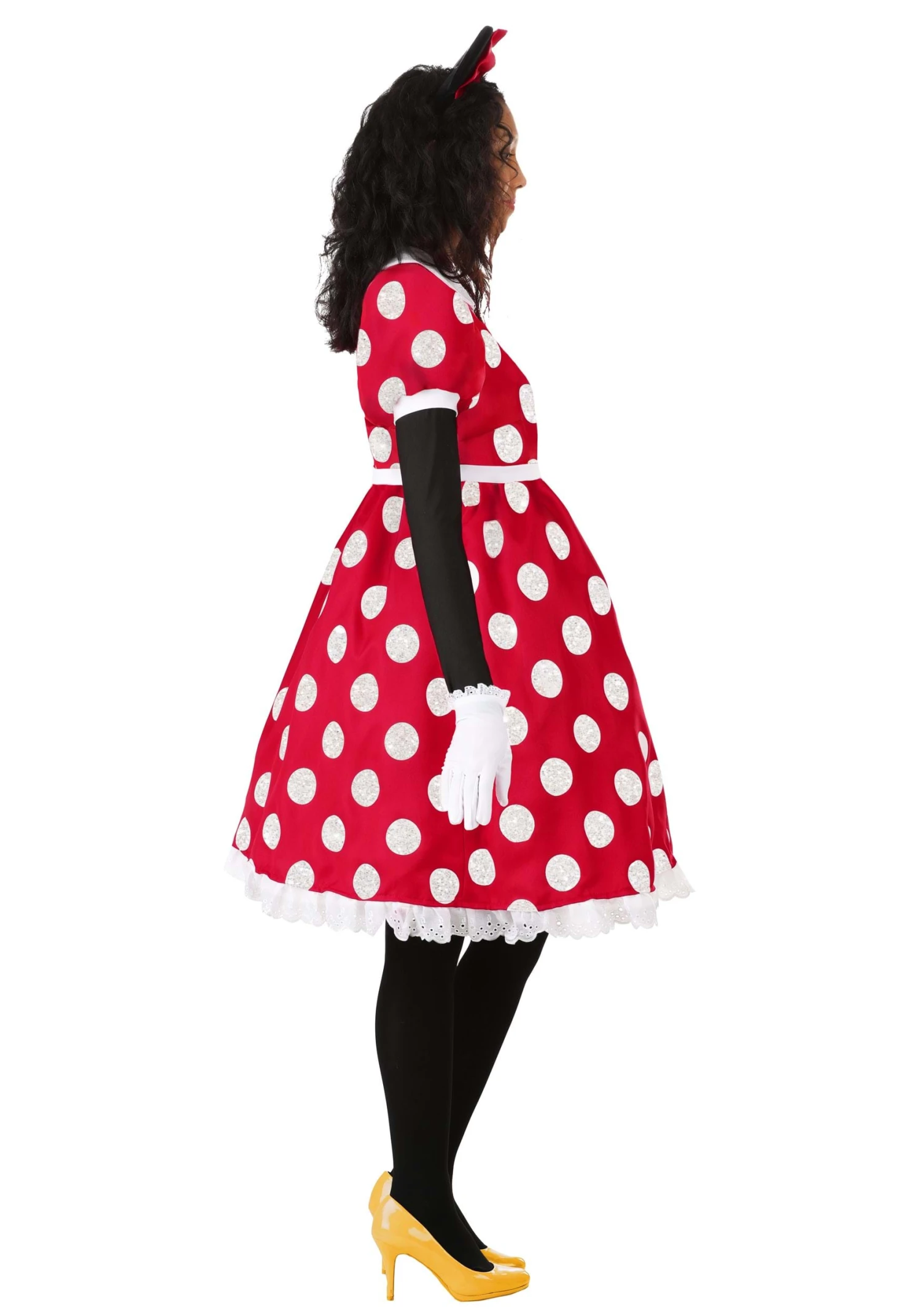 Disney Deluxe Minnie Mouse Adult Costume 7 Disney Deluxe Minnie Mouse Adult Costume - Image 7