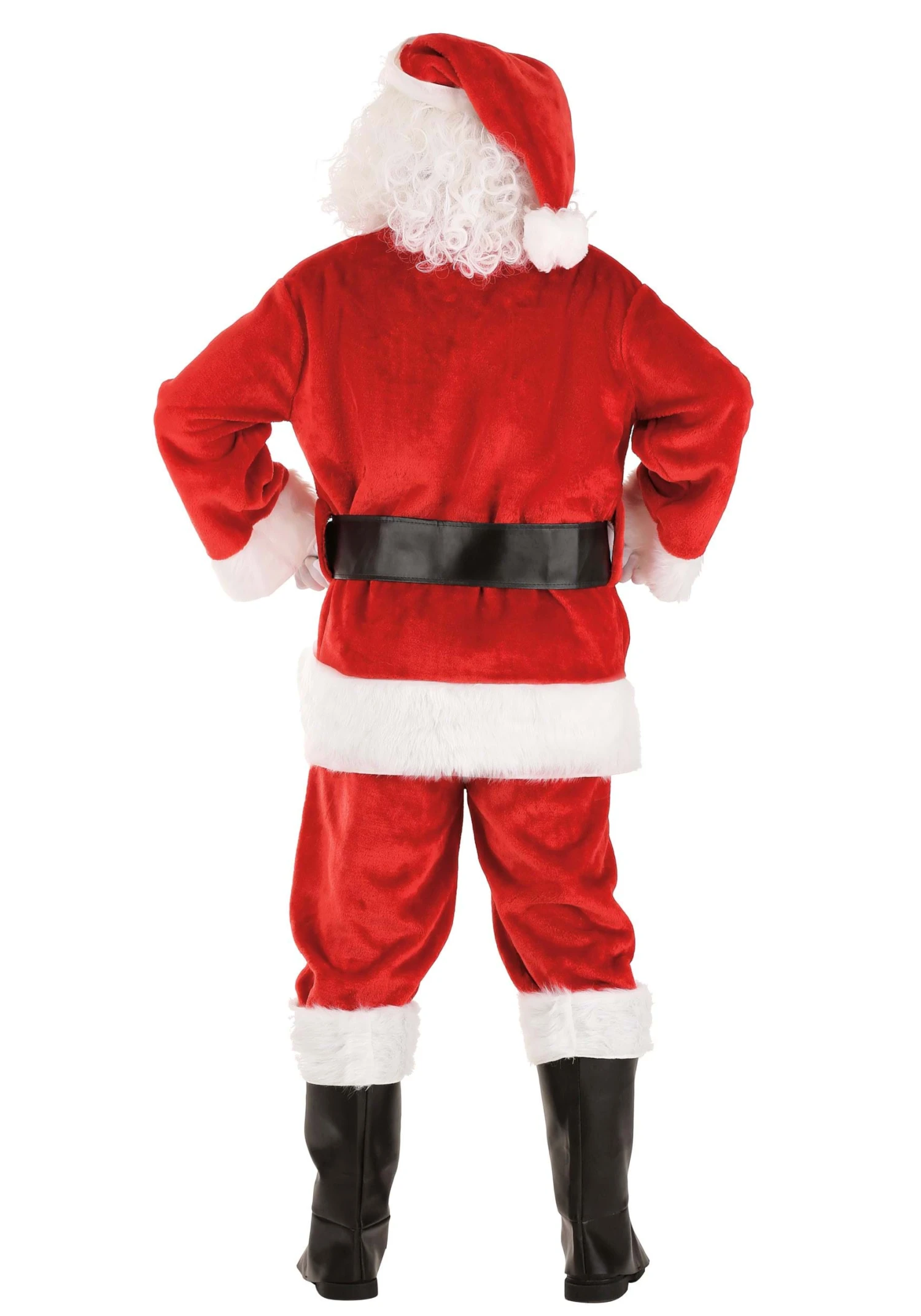 Deluxe Red Santa Claus Costume For Adults 2 Deluxe Red Santa Claus Costume For Adults - Image 2