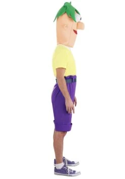 Disney Phineas And Ferb Ferb Costume For Men -Halloween Costumes Shop adult disney ferb costume alt 6