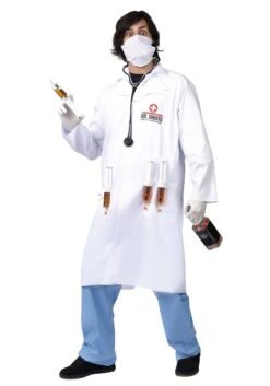 Fun World Dr. Shots Costume For Adults