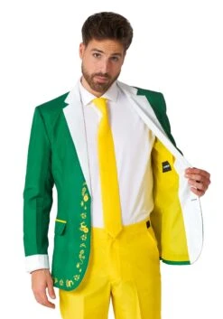 Opposuits Men's Elf Suitmeister Suit 10 Opposuits Men's Elf Suitmeister Suit -Halloween Costumes Shop adult elf suitmeister suit alt 3