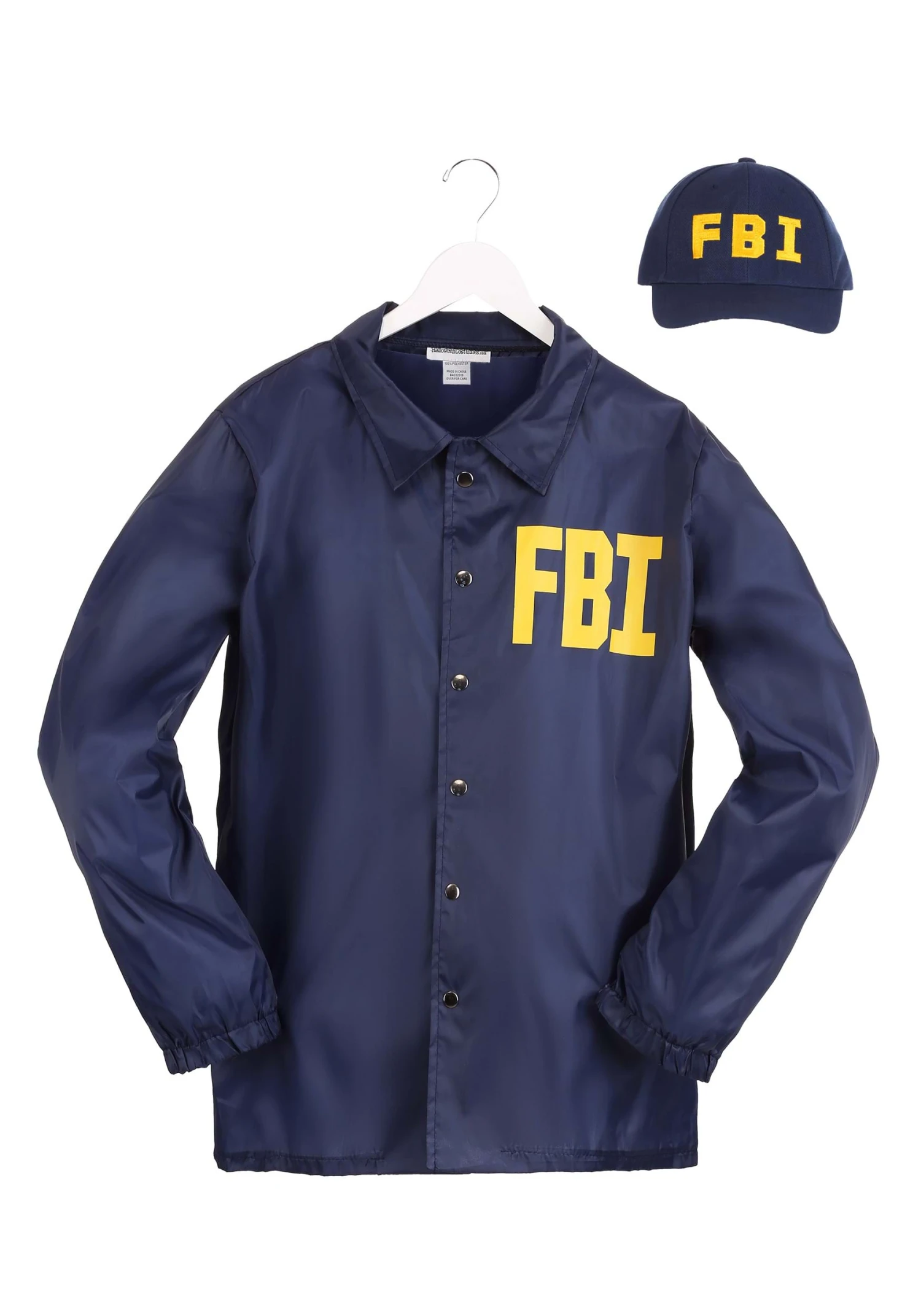 Plus Size Adult FBI Costume Jacket 6 Plus Size Adult FBI Costume Jacket - Image 6