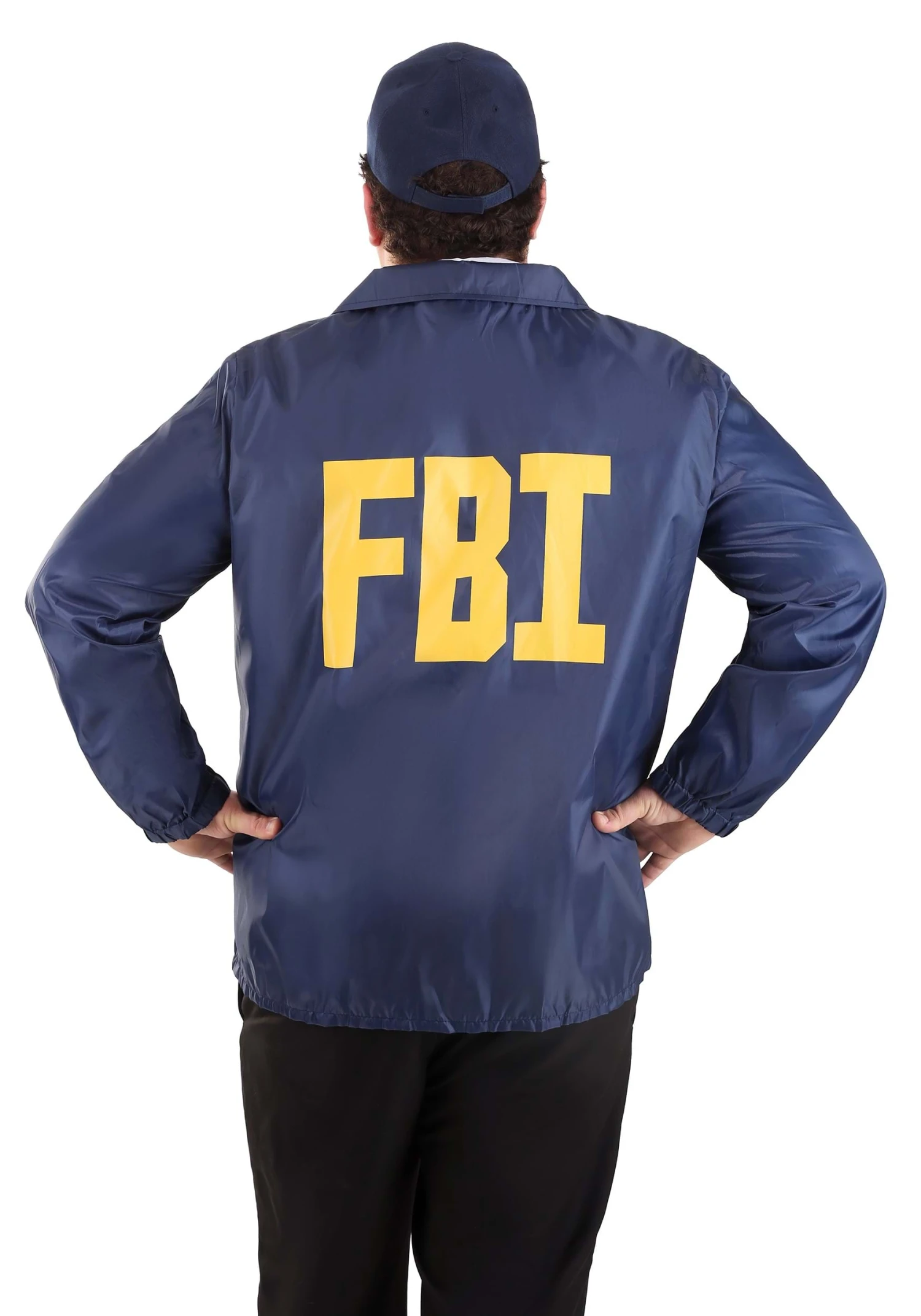 Plus Size Adult FBI Costume Jacket 2 Plus Size Adult FBI Costume Jacket - Image 2