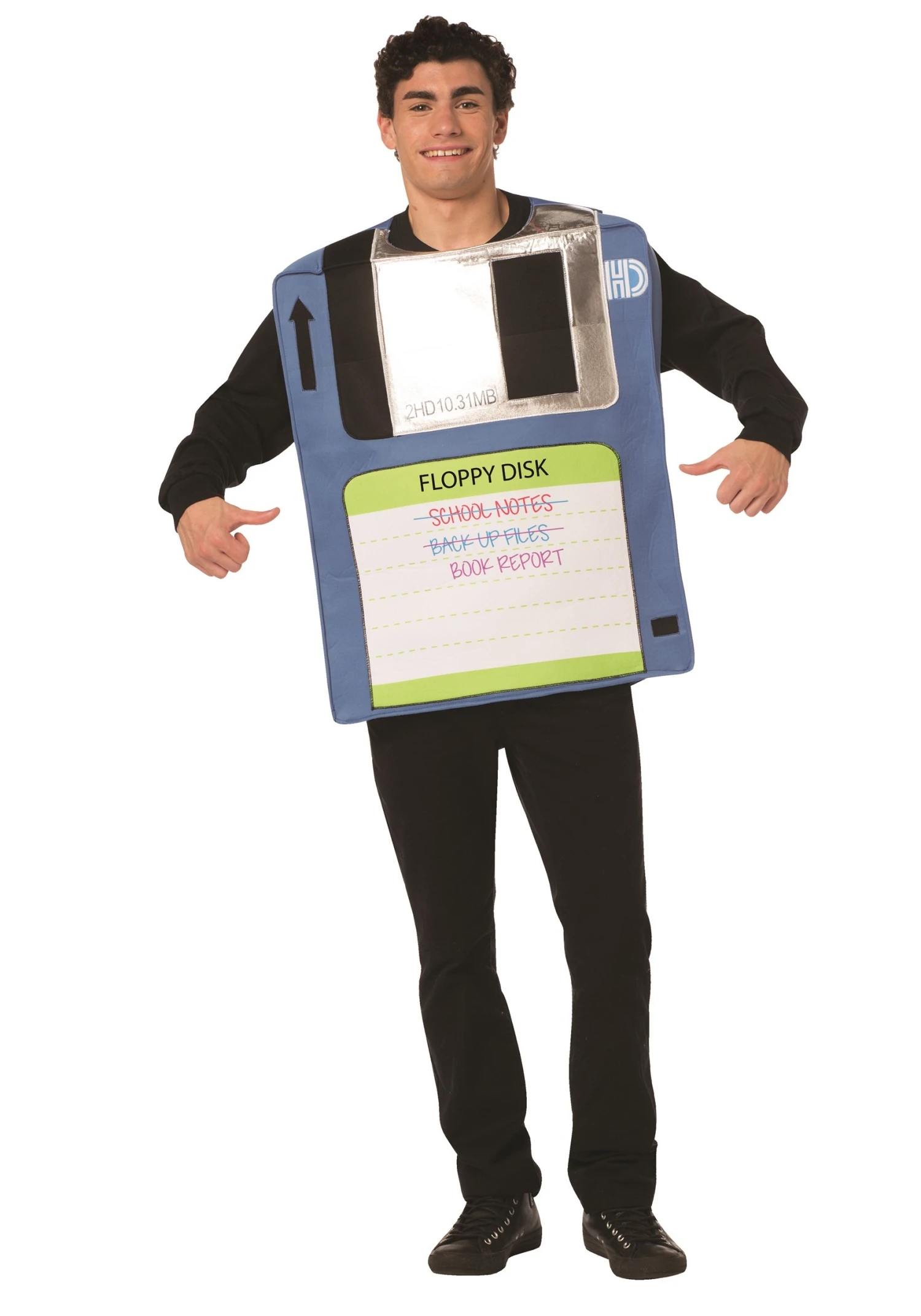 Adult Floppy Disk Costume 1 Adult Floppy Disk Costume