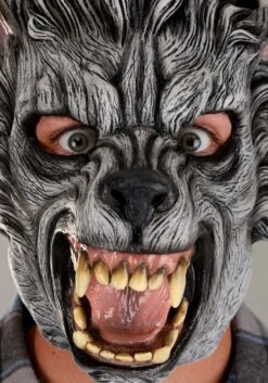 Gray Wolf Mask For Adults 6 Gray Wolf Mask For Adults -Halloween Costumes Shop adult grey wolf mask alt 2