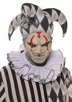Adult Harlequin Clown Collar Accessory