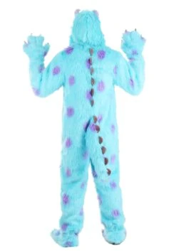 Hooded Disney Monsters Inc Sulley Costume For Adults -Halloween Costumes Shop adult hooded monsters inc sulley costume alt 2