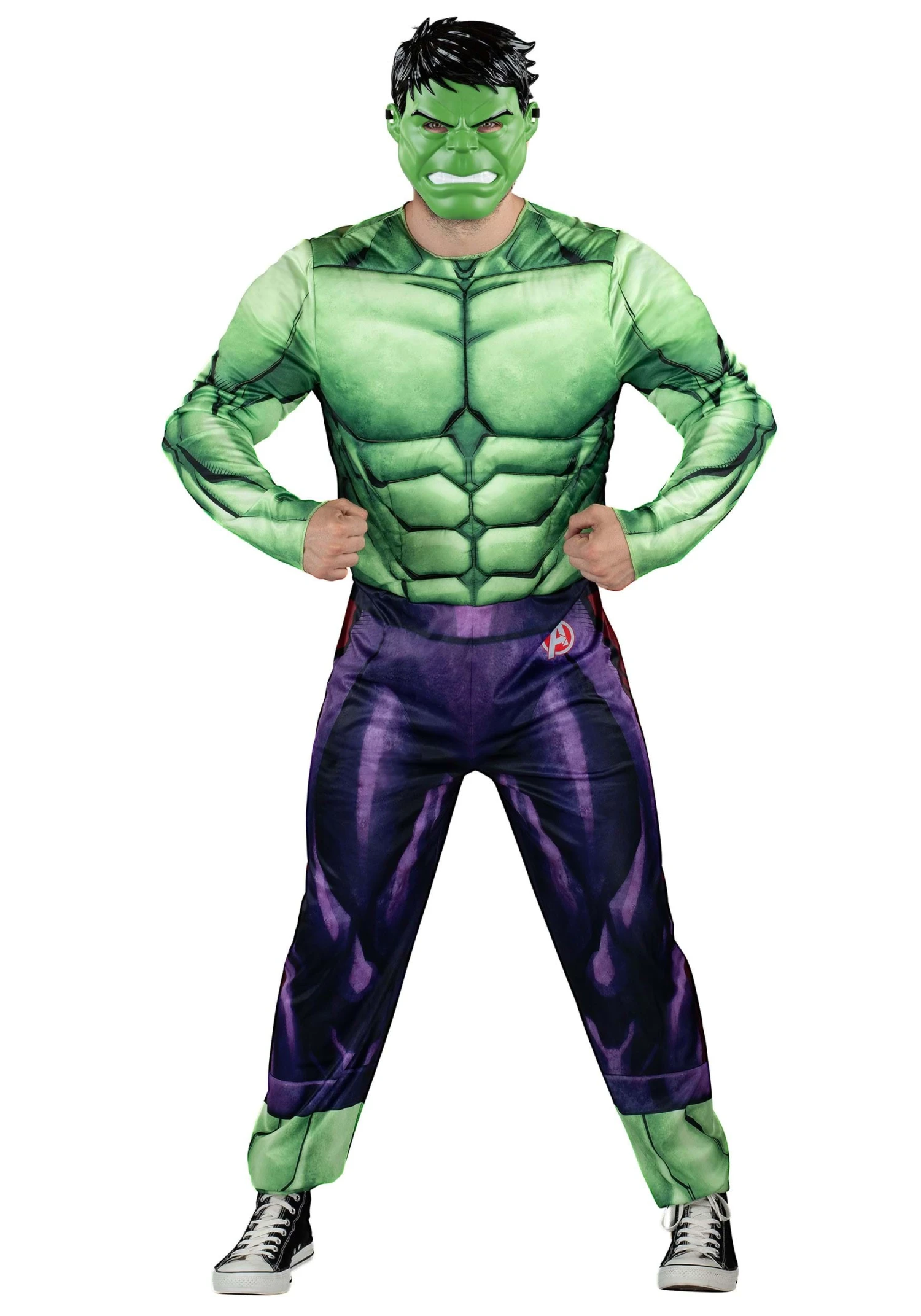 JAZWARES Marvel Hulk Qualux Costume For Men 1 JAZWARES Marvel Hulk Qualux Costume For Men