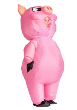 Adult Inflatable Piggy Costume 11 Adult Inflatable Piggy Costume -Halloween Costumes Shop adult inflatable piggy costume alt 3