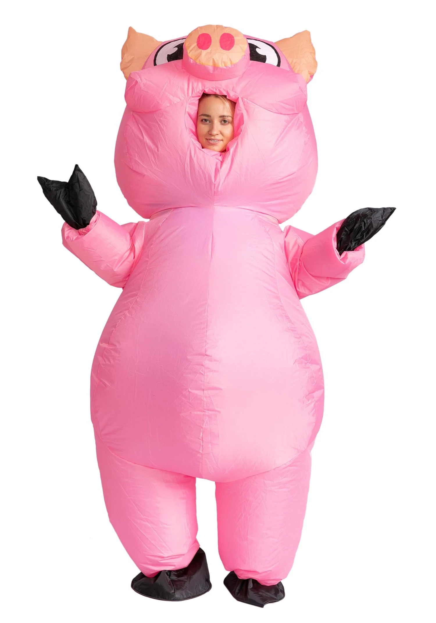 Adult Inflatable Piggy Costume 1 Adult Inflatable Piggy Costume
