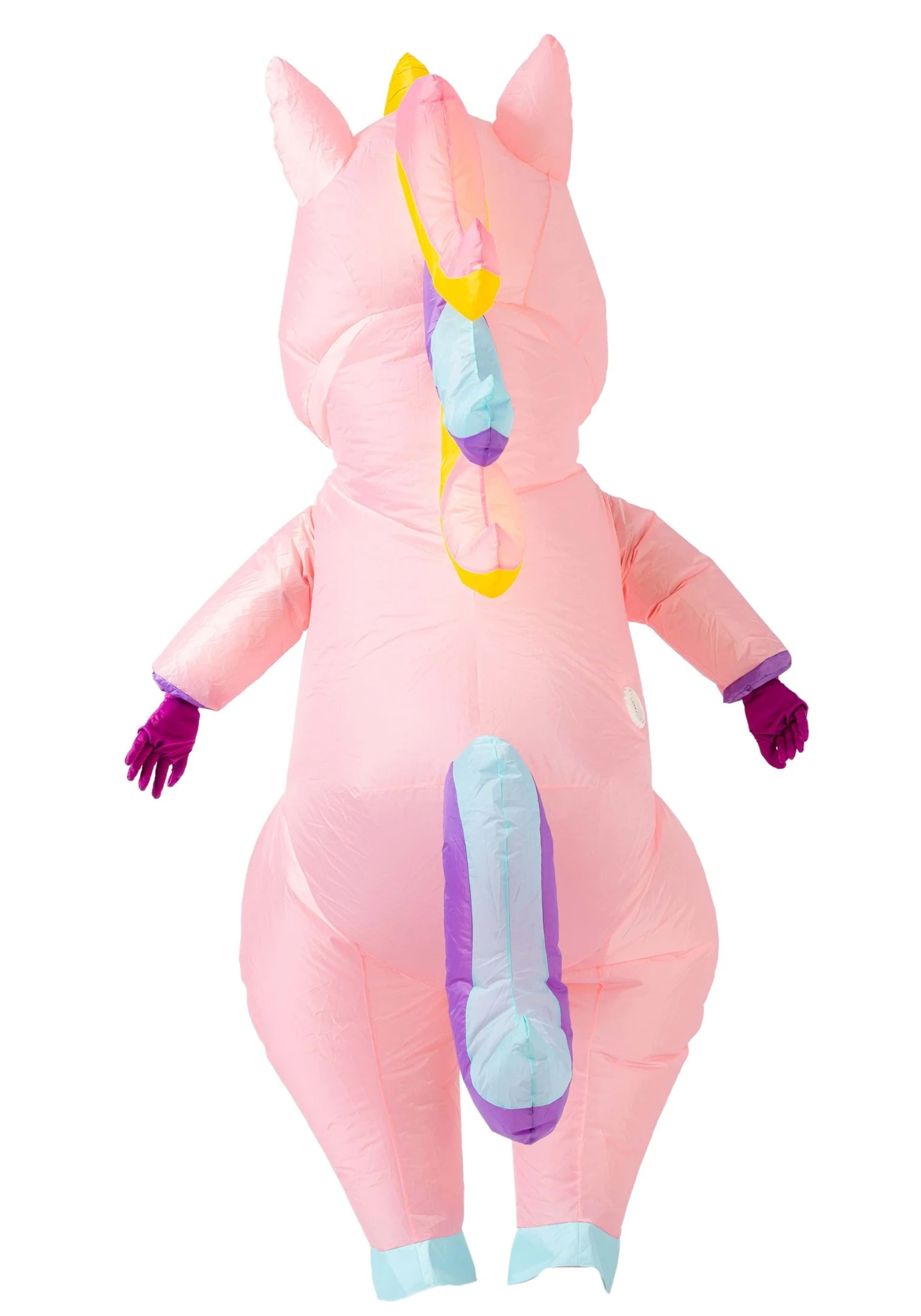 Inflatable Pink Unicorn Costume For Adults 2 Inflatable Pink Unicorn Costume For Adults - Image 2