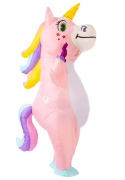 Inflatable Pink Unicorn Costume For Adults 11 Inflatable Pink Unicorn Costume For Adults -Halloween Costumes Shop adult inflatable pink unicorn costume alt 3