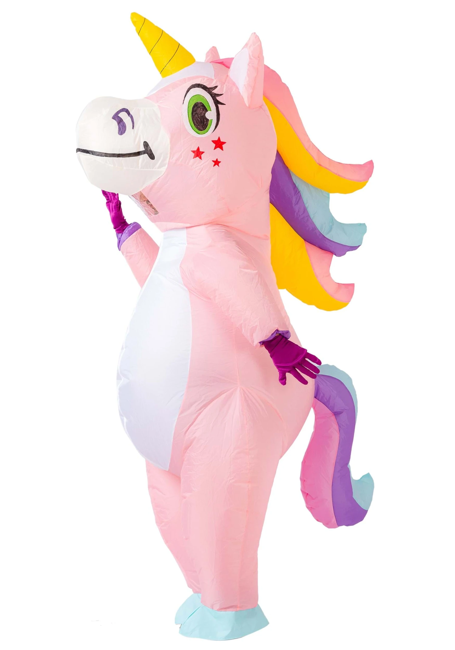 Inflatable Pink Unicorn Costume For Adults 5 Inflatable Pink Unicorn Costume For Adults - Image 5