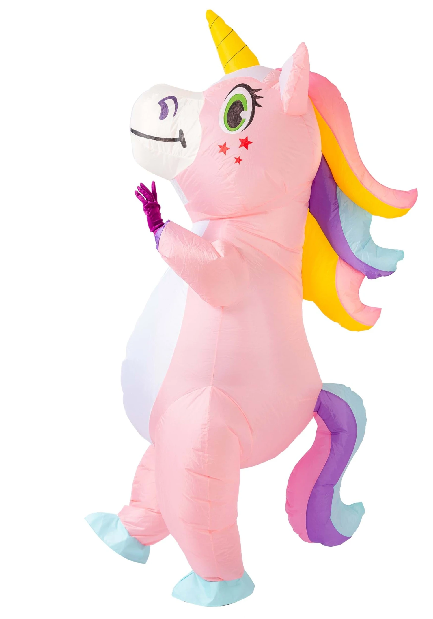 Inflatable Pink Unicorn Costume For Adults 7 Inflatable Pink Unicorn Costume For Adults - Image 7