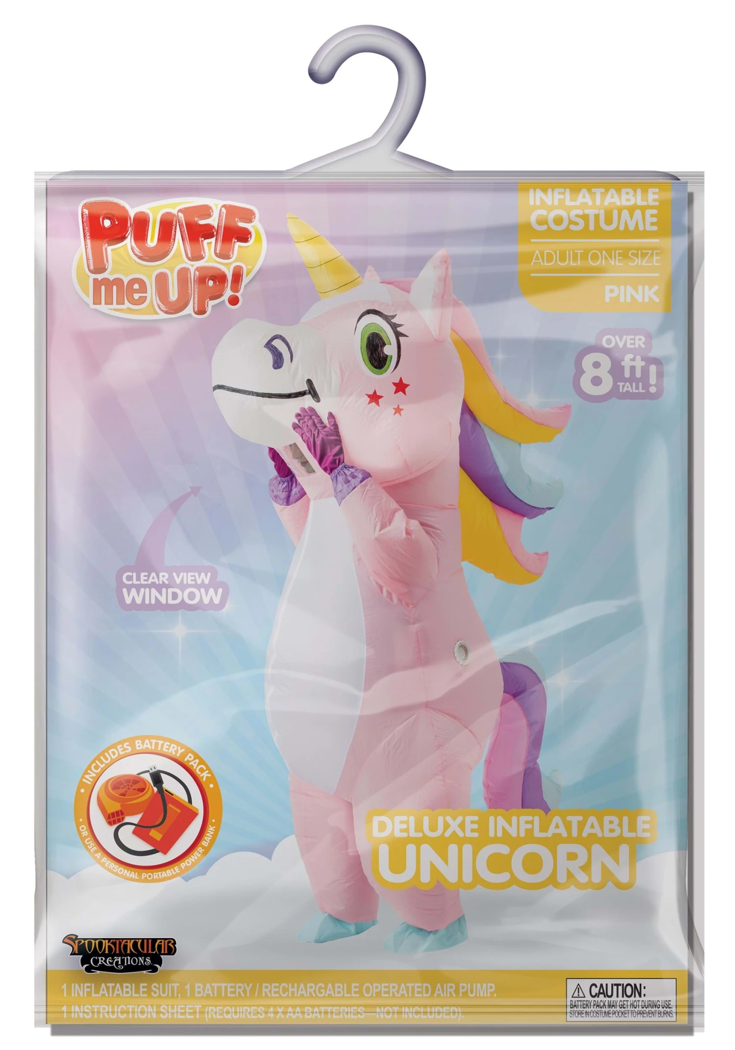 Inflatable Pink Unicorn Costume For Adults 8 Inflatable Pink Unicorn Costume For Adults - Image 8