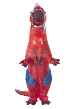 JAZWARES Inflatable Spider-Rex Costume For Adults -Halloween Costumes Shop adult inflatable spider rex costume alt 2