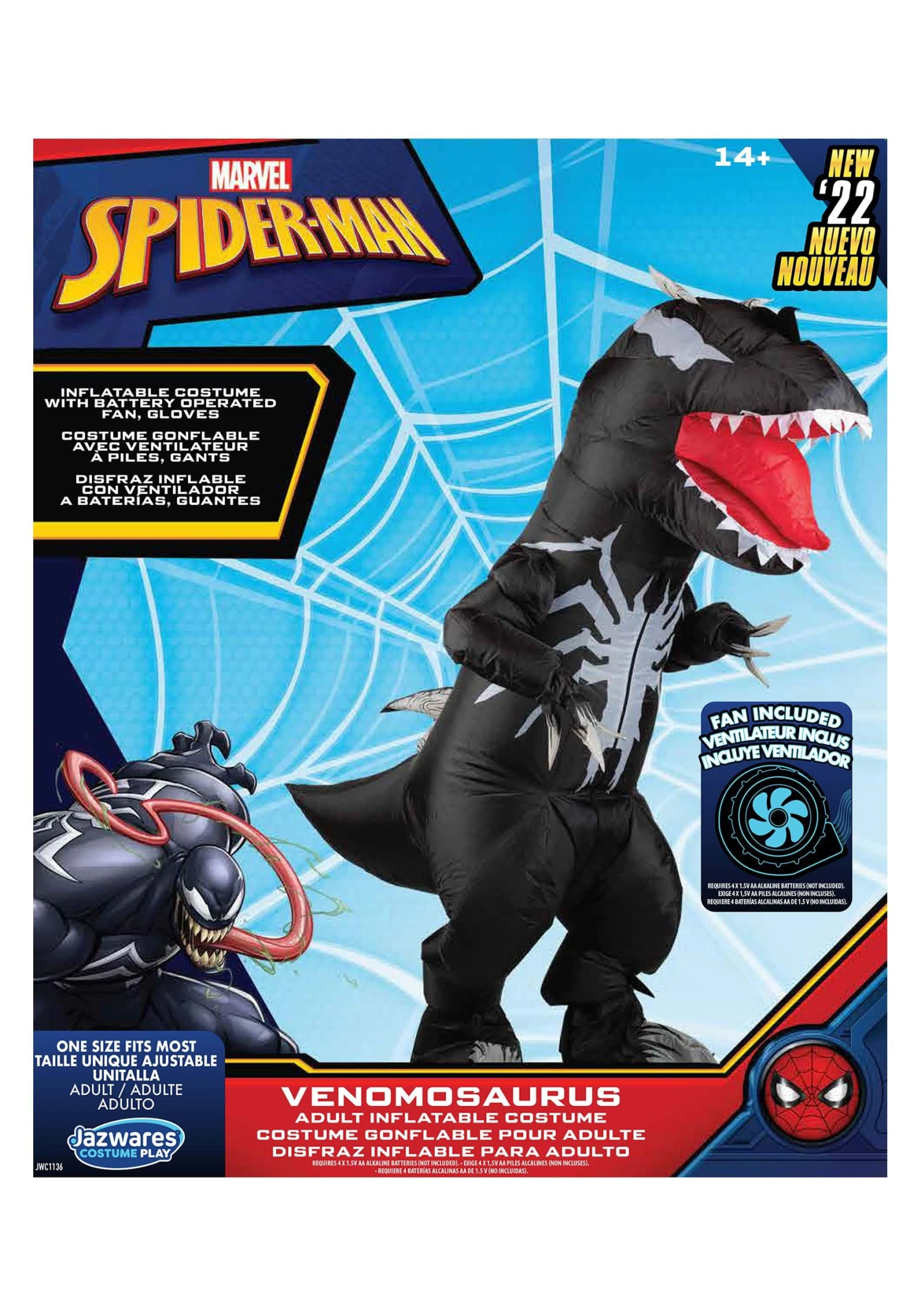 JAZWARES Inflatable Venomosaurus Costume For Adults 5 JAZWARES Inflatable Venomosaurus Costume For Adults - Image 5