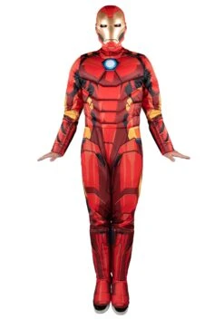 JAZWARES Marvel Iron Man Qualux Costume For Men