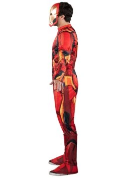 JAZWARES Marvel Iron Man Qualux Costume For Men 9 JAZWARES Marvel Iron Man Qualux Costume For Men -Halloween Costumes Shop adult iron man qualux costume alt 4