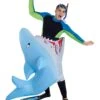 Adult Man Eating Shark Inflatable Costume