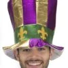 Mardi Gras Top Hat For Adults