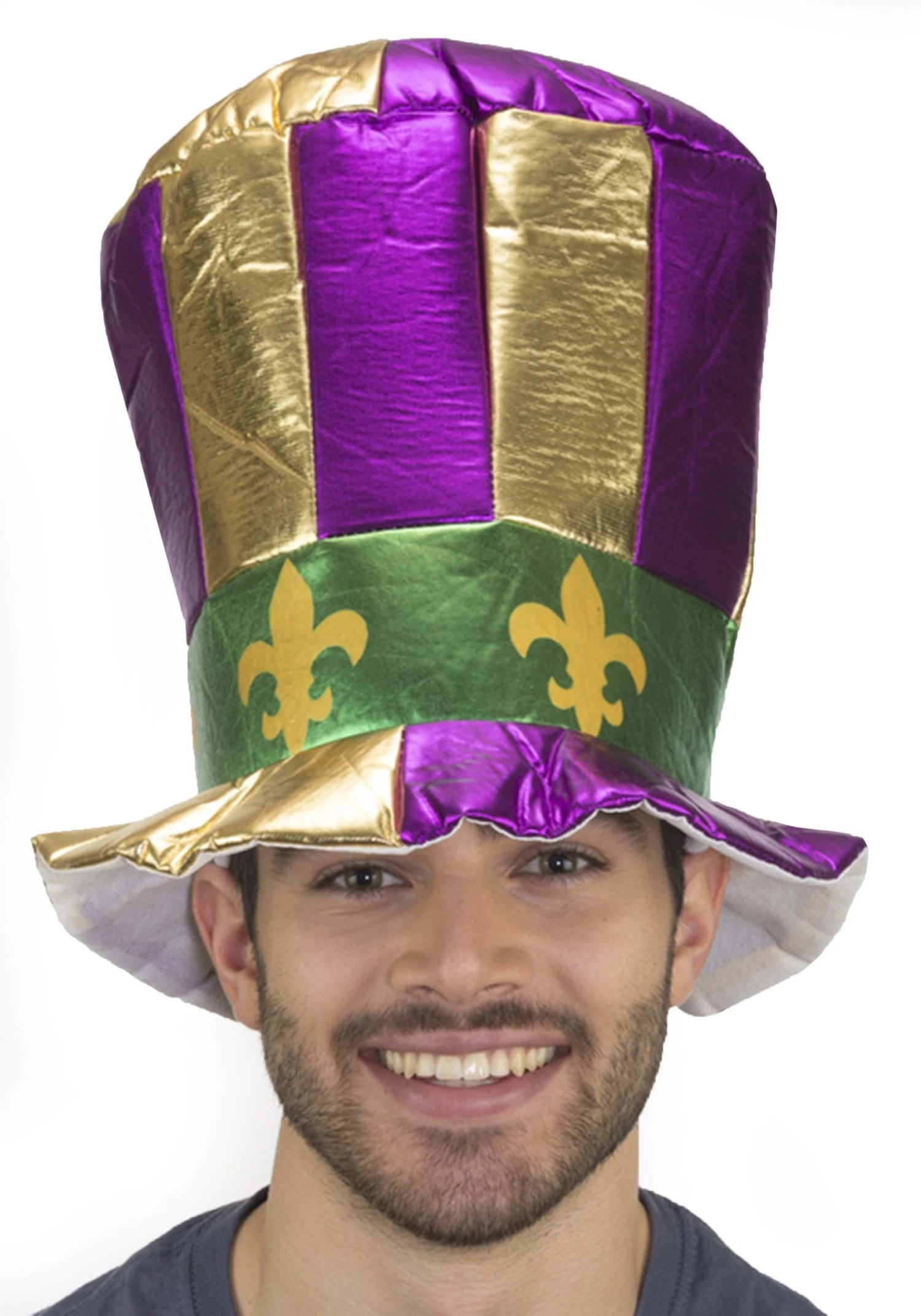 Mardi Gras Top Hat For Adults 1 Mardi Gras Top Hat For Adults