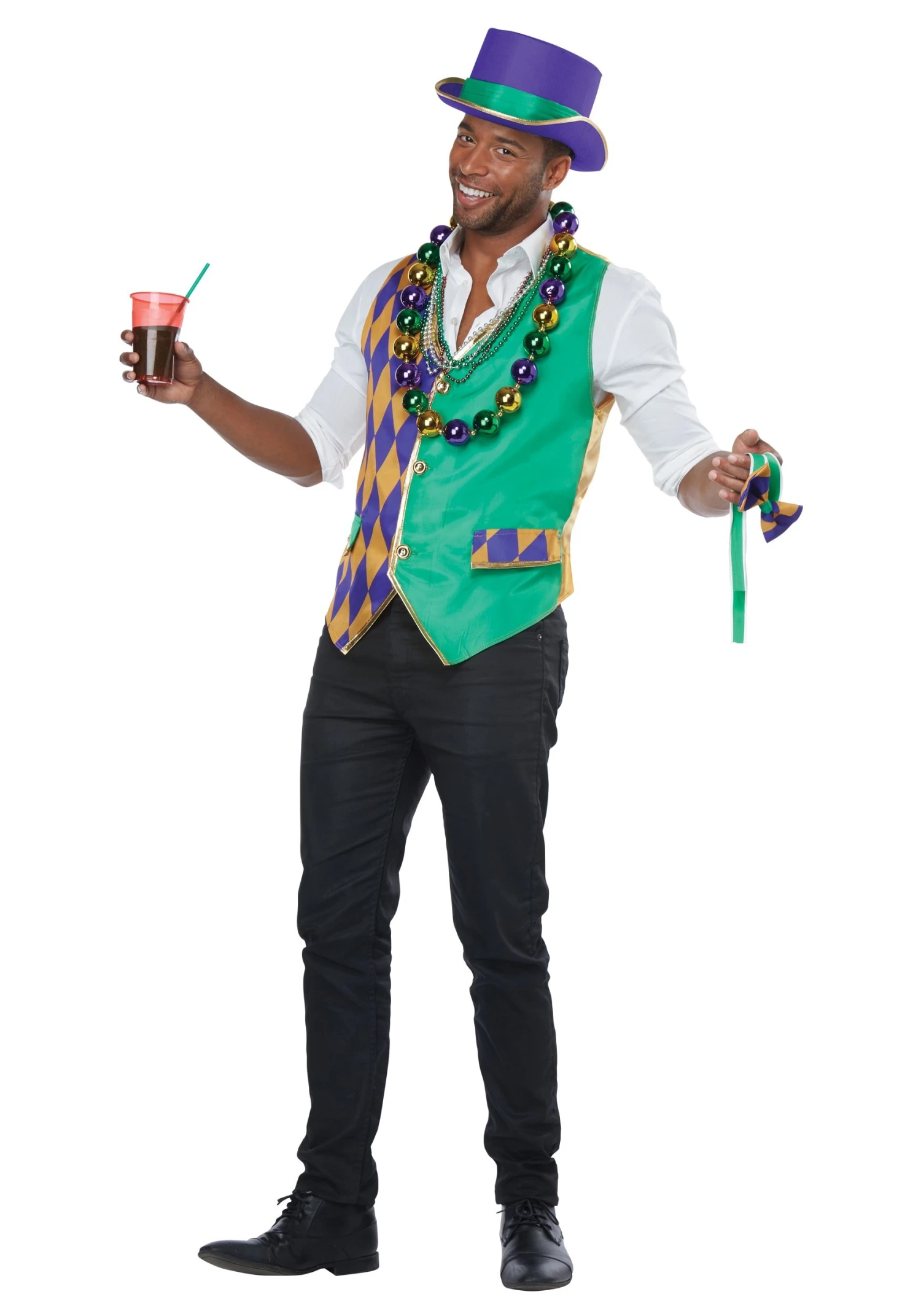Mardi Gras Adult Vest Kit 1 Mardi Gras Adult Vest Kit
