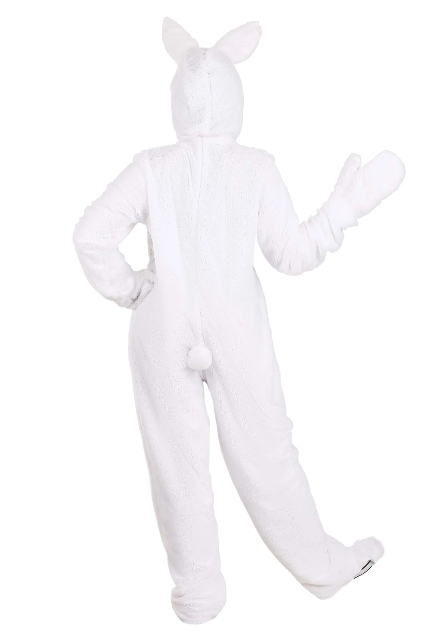 Adult White Bunny Costume 7 Adult White Bunny Costume - Image 7