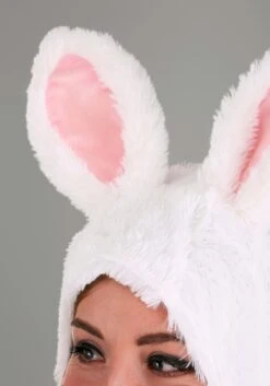 Adult White Bunny Costume 19 Adult White Bunny Costume -Halloween Costumes Shop adult open face white bunny alt 7