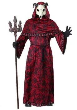 Adult Plus Size Evil Skull Demon Costume