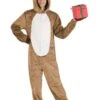 Plush Reindeer Costume For Adults