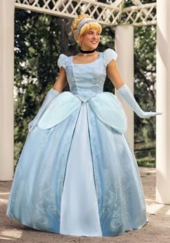 Disney Premium Cinderella Costume Dress For Women 13 Disney Premium Cinderella Costume Dress For Women -Halloween Costumes Shop adult premium cinderella costume alt 4