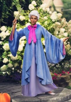 Disney Premium Fairy Godmother Adult Costume 9 Disney Premium Fairy Godmother Adult Costume -Halloween Costumes Shop adult premium fairy godmother costume alt 2