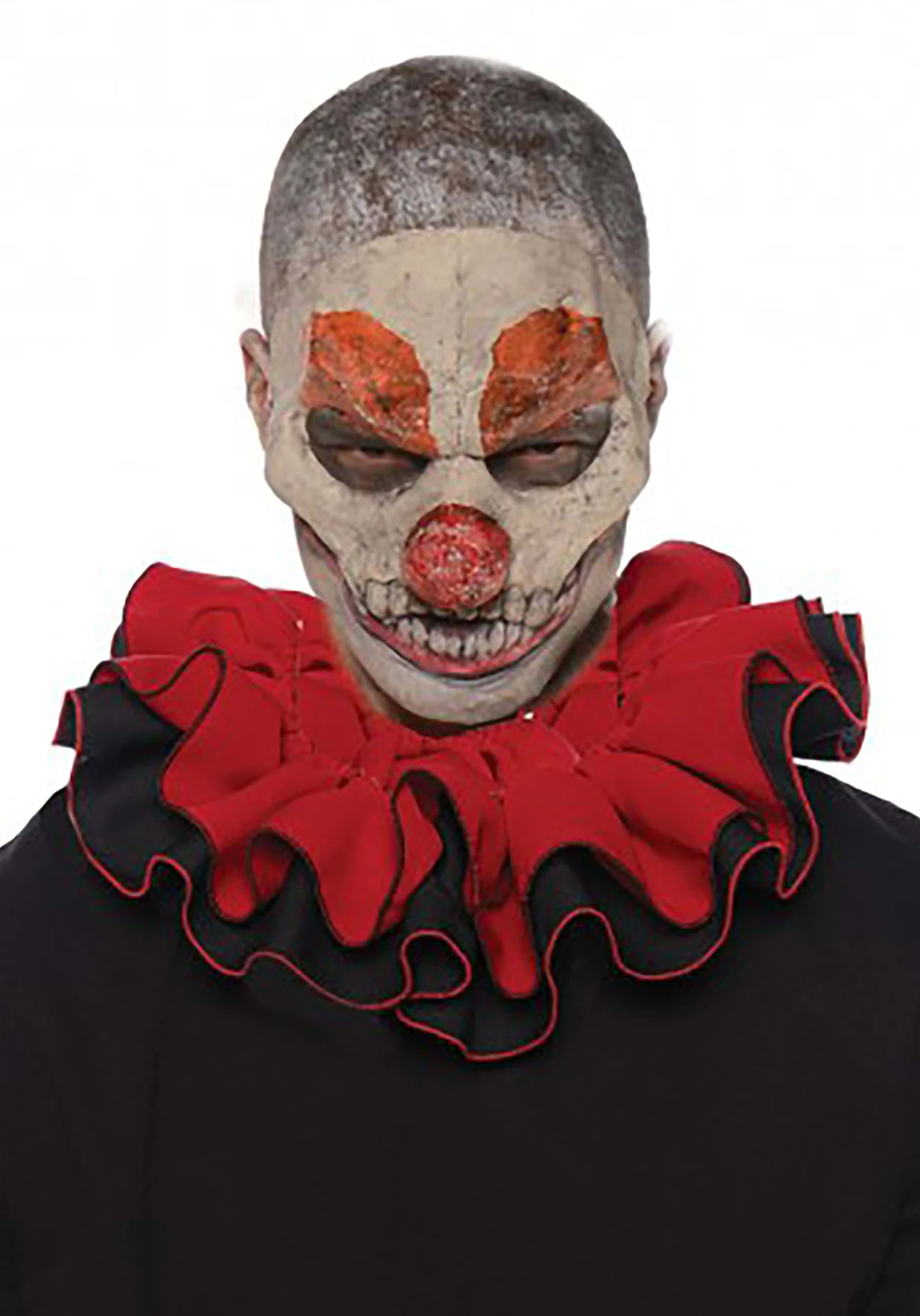 Red Clown Ruffled Collar For Adult 1 Red Clown Ruffled Collar For Adult