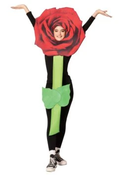 Red Rose Costume For Adults